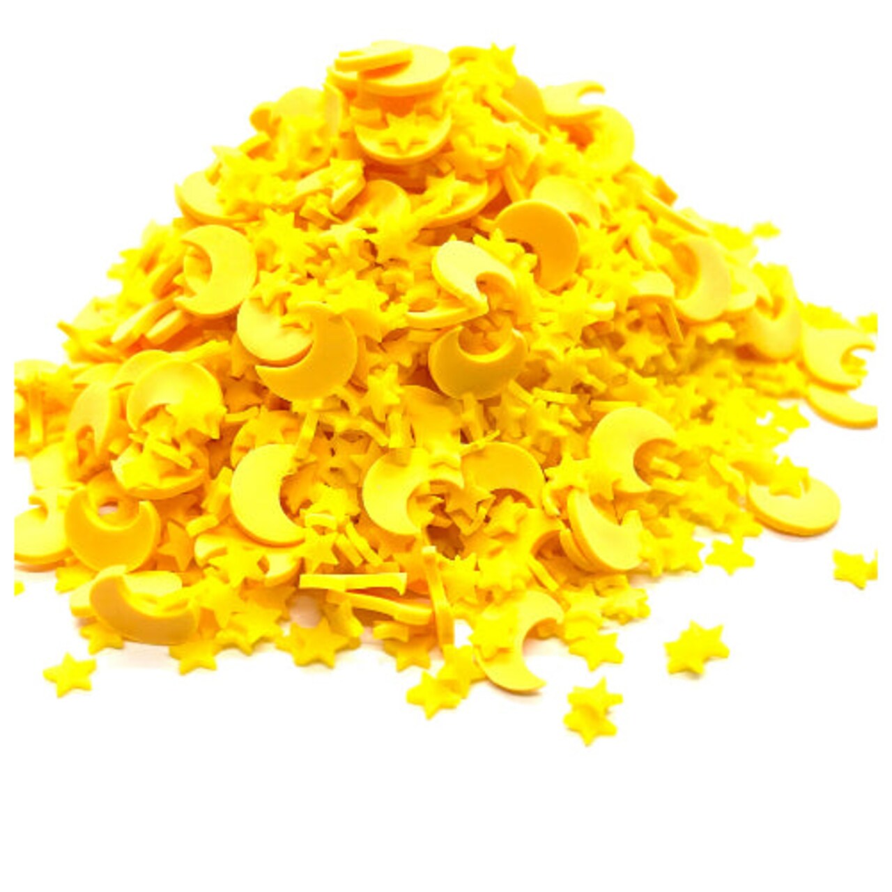 Moons and Stars Polymer Clay Pieces for Epoxy and UV Resin Art